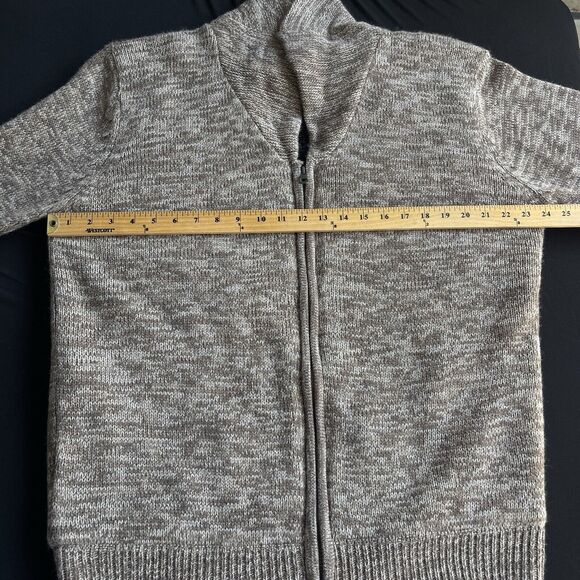 Weatherproof Jacket Mens Large Full Zip Brown Sherpa Lined Shawl Collar Pockets - Picture 6 of 9